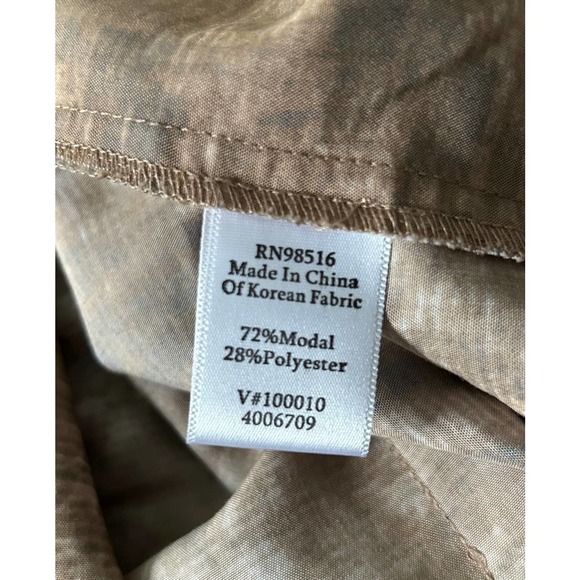 Coldwater Creek Size‎ 8P Open Front Camouflage 3/4 Sleeve Contemporary Jacket - Picture 8 of 8